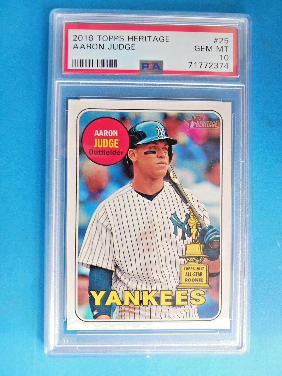 Lot Of (9) Aaron Judge Baseball Cards With 2017 Topps Gallery #117 RC