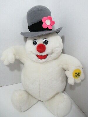 Frosty the Snowman Singing Plush Gemmy Industries Nelson Rollins Vintage 1998