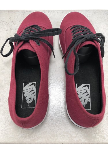 VANS Classic Skateboard Shoes -Unisex Mens 6.5 -Womans 8 -Maroon Burgandy Canvas