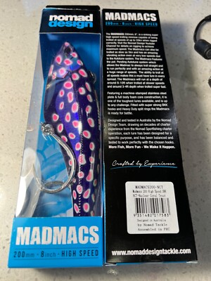Nomad Madmacs Nuclear Coral Trout MADMACS200-NCT 8''-12oz.