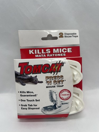 Tomcat Press 'N Set Mouse Trap (2 Pack / 2 Traps Total)