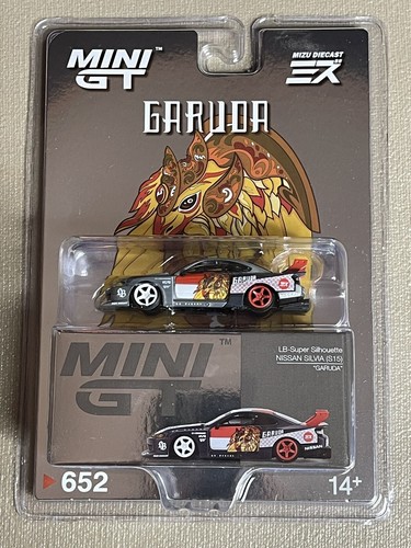ミニカー MINI GT Nissan Silvia15 chase CHASE Mini GT x MIZU 1:64 LB-Super Silhouette Nissan SILVIA