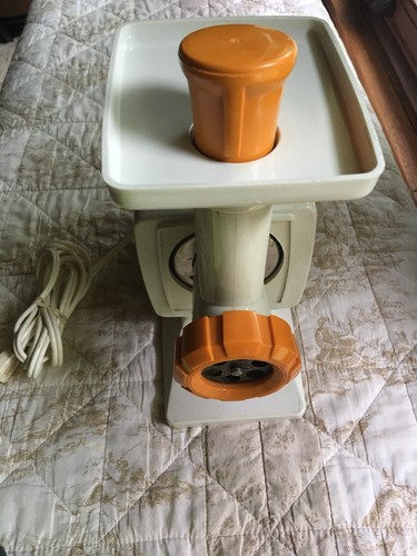 Vintage MOULINEX Jeannette #244 308 Electric Meat Grinder Shredder Mincer WORKS