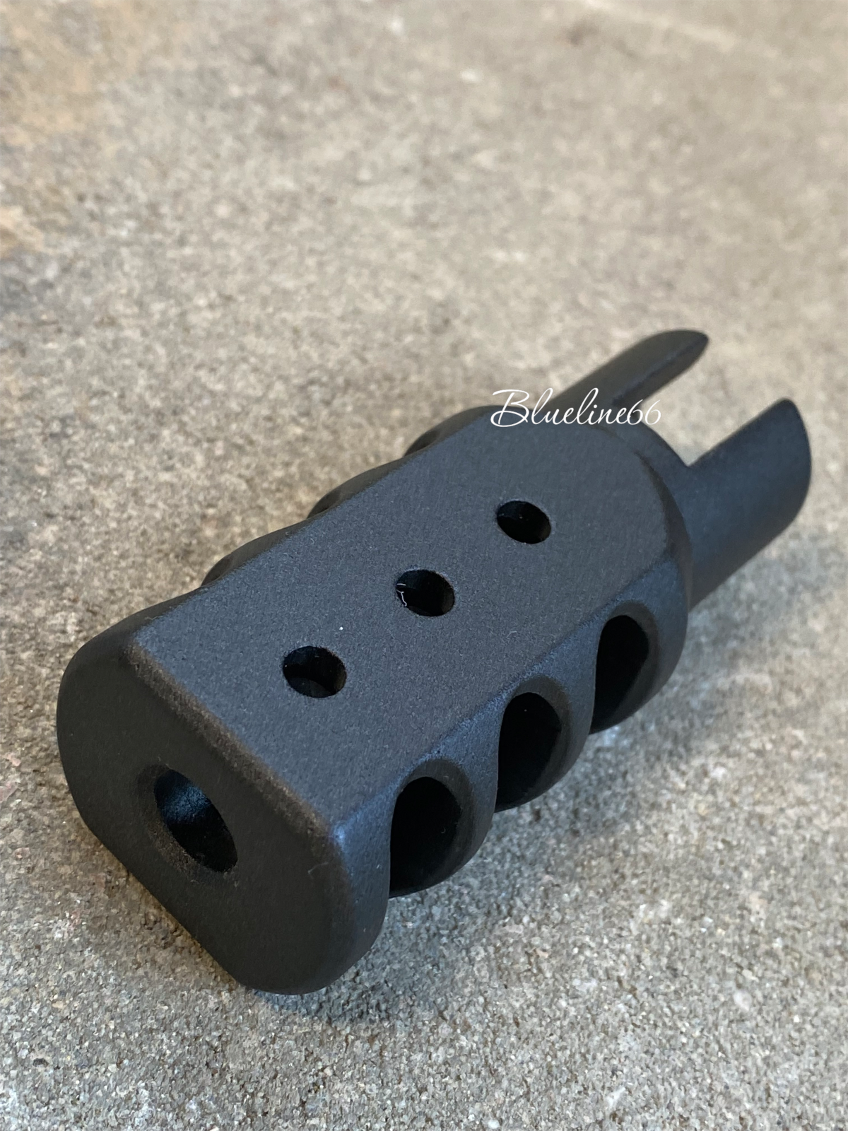 Ruger 10/22 Clamp On Muzzle Brake Compensator T6 6061 Matte Black Anodized .22LR