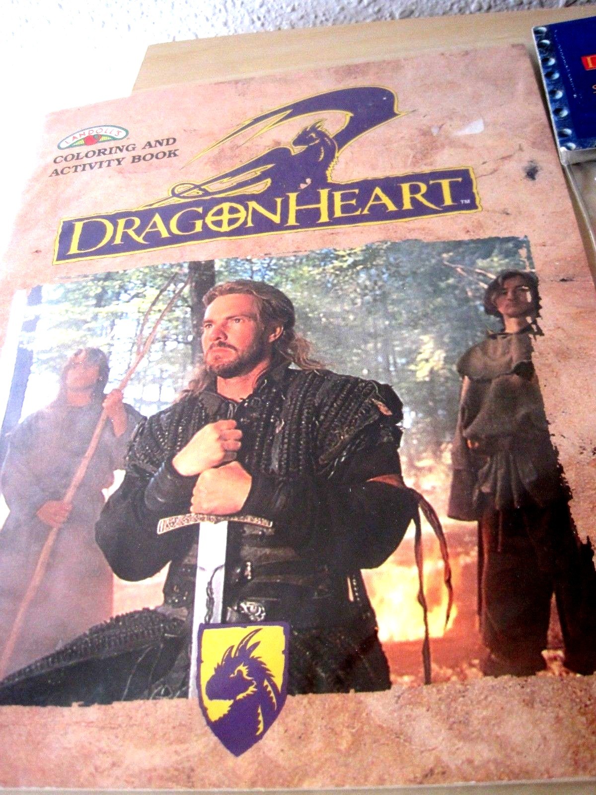 Dragonheart 1996 Universal Studios Pencil Case W/Access, Shaving Set + Color BK