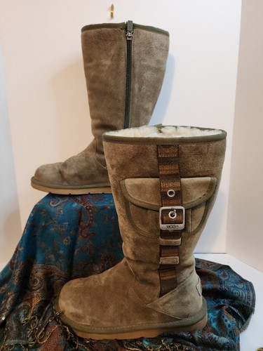 UGG 1895 Retro Cargo Pocket Buckle Boots Women's Size 6