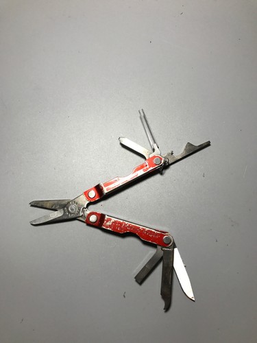 Leatherman Micra.  Red Handles