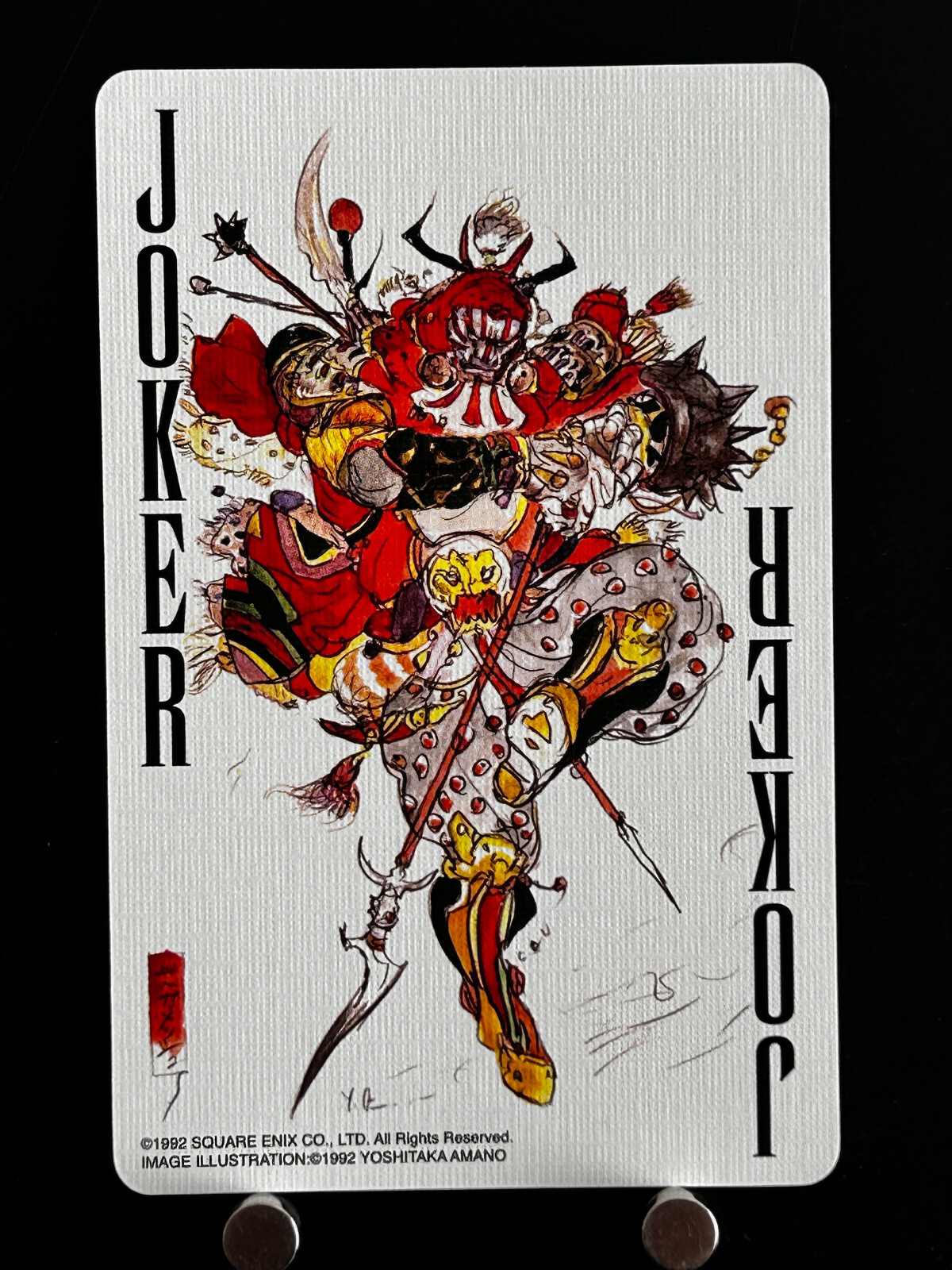 Gilgamesh Final Fantasy Card 25th Anibersary Playing Cards