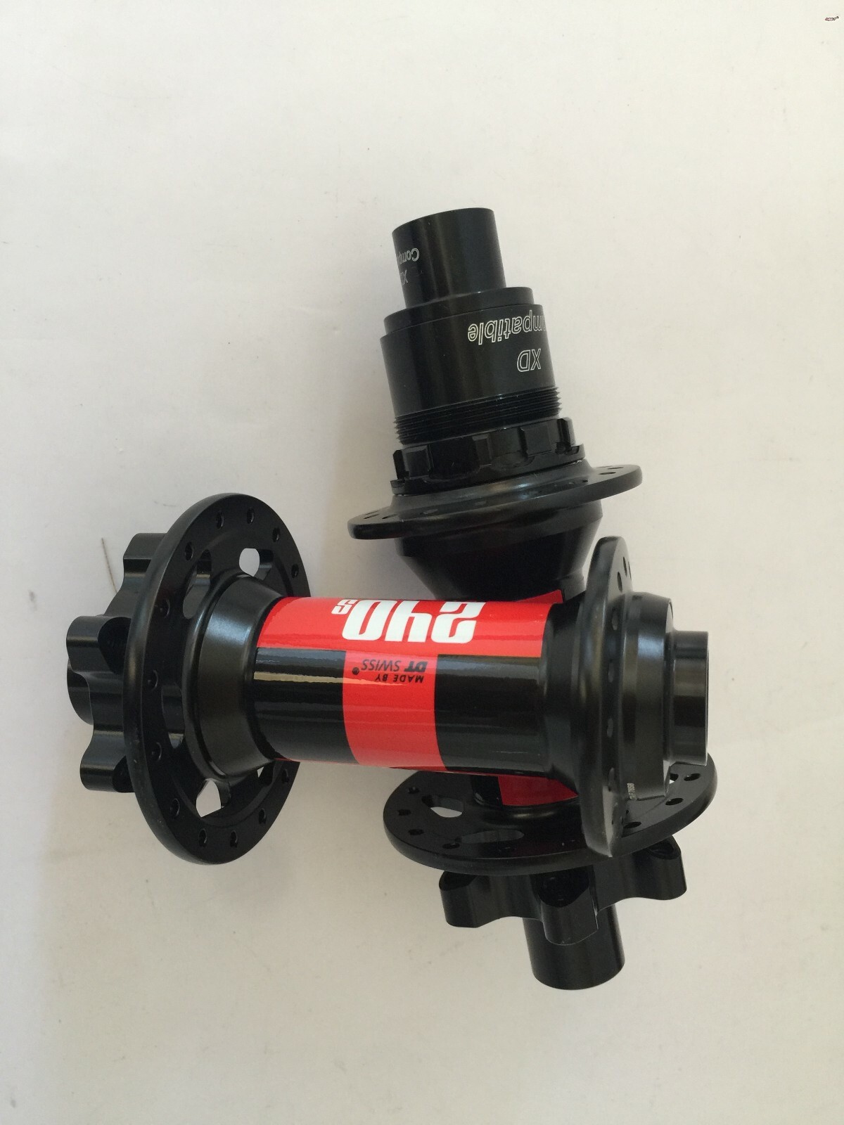 DT SWISS 240S 6-BOLT BOOST HUB  REAR HUB 12MM AXLE & 240s Fifteen Front HuB SET