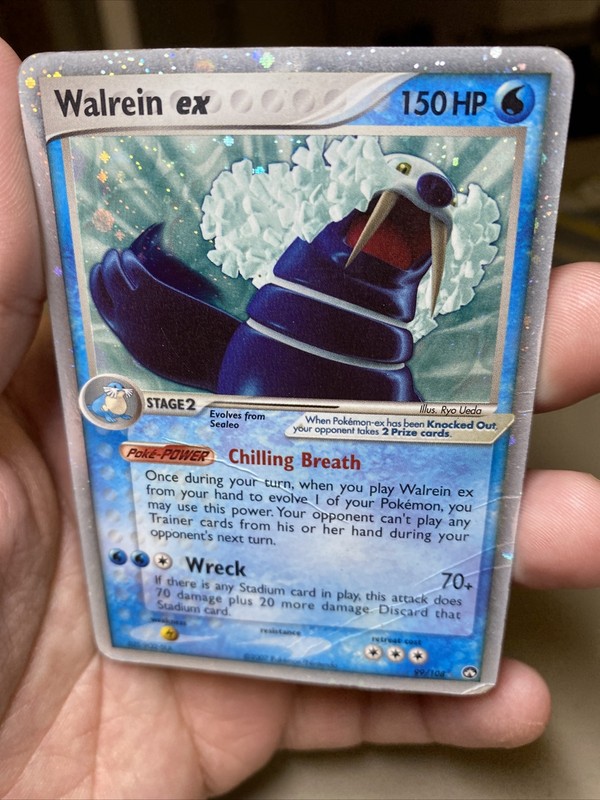 Shiny Pokemon Tcg Card Ex Power Keepers 99 108 Light Play Walrein Ex Holo Foil Sammeln Seltenes Com Sammelkartenspiele Tcgs