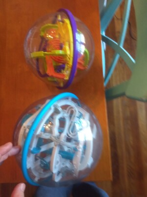Perplexus Epic AND Perplexus Original 3D Sphere Ball Maze Puzzle Game Toy Lot