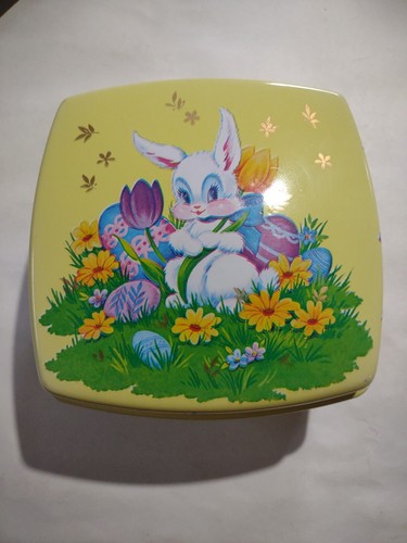 With The Easter Bunny Design On This Container