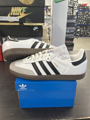 Adidas Samba OG White Clear Granite Women Size 7.5w - IG9030 New