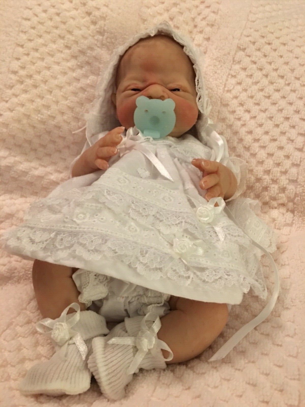 10” Ooak Baby Dress Set-Miss Polly’s Dollies