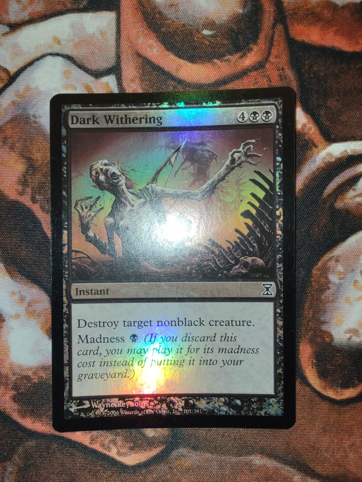 FOIL Dark Withering Time Spiral TSP MTG Magic the Gathering