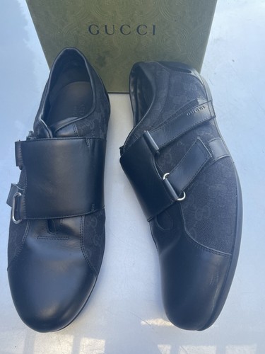 GUCCI メンズ Gucci Monogram Black Sneakers 320391 Mens size 11 US | eBay