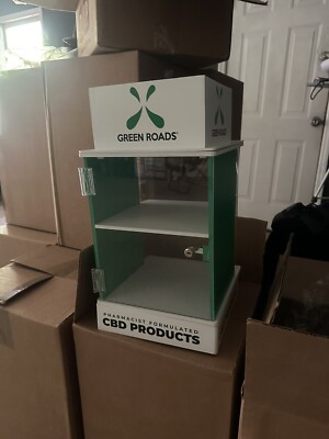 Acrylic Display Stand With 2 Keys New In Box with Lockable Door Read Description
