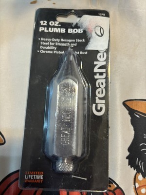 Greatneck 12PB 12 Oz. Plumb Bob New ! Free Shipping!