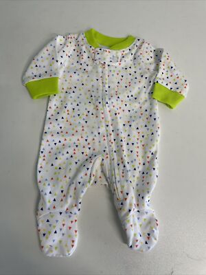 Amazon Essentials Baby Boys Footed Zip Front Sleep and Play PREEMIE NEW (No tags