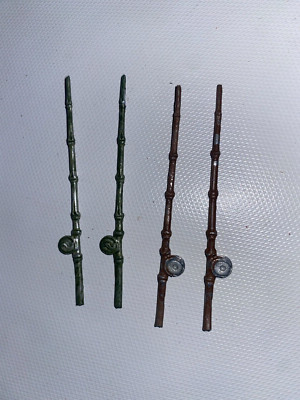 Just Plain Folk # 0217 G Scale Train Figure  Accessories Fishing Rods 4 Pieces