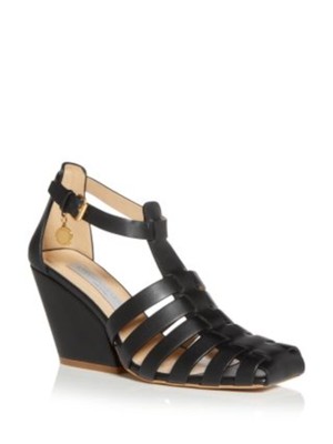 STELLAMCCARTNEY/ женские черные ковбойские босоножки в клетку на каблуке 90 мм 39,5