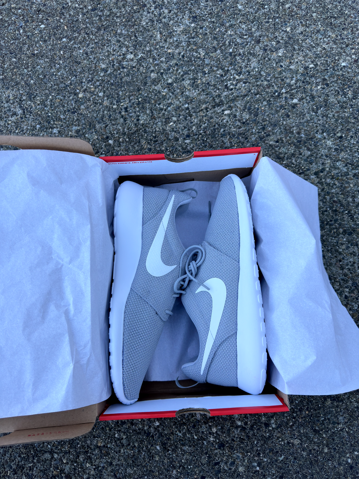 Sizes 12-13 | Nike Roshe One Athletic Running Shoe Wolf Grey White 511881-023