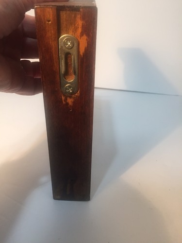 Wood Corner Corbels Pair - Heart -Hanging Hardware Attached Wooden 7” X 7”