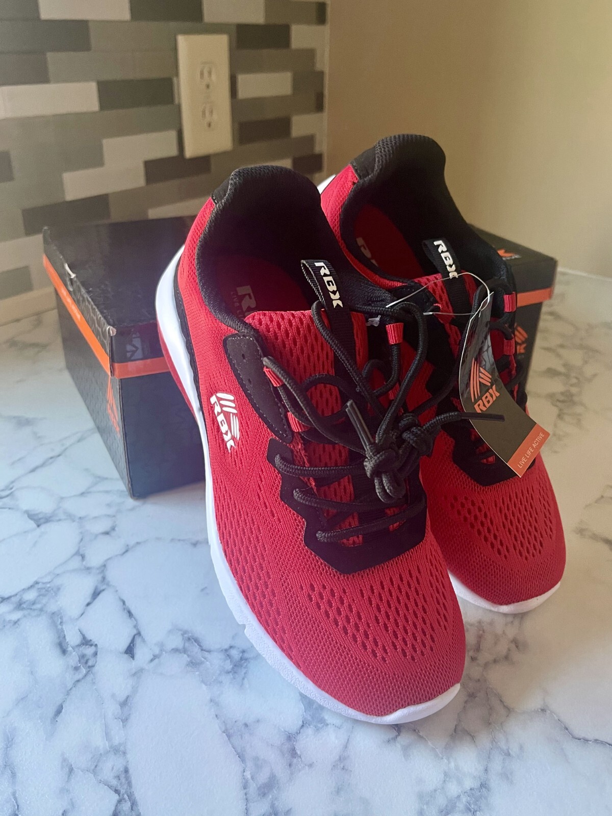 NEW!!! RBX Boys EF6913 Red Lightweight Low Top Lace Up Sneaker Shoes Size 6  | eBay