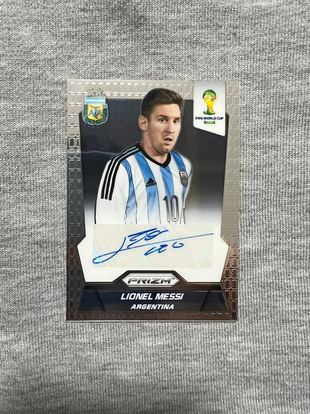 2014 Panini Prizm World Cup Lionel Messi First AUTO 2014 Panini Prizm World Cup Lionel Messi First AUTO