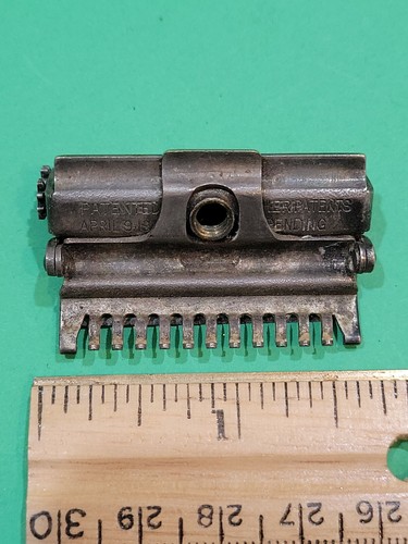 Valet Auto Strop Razor Head Patented April 9, 1912, replacement  part