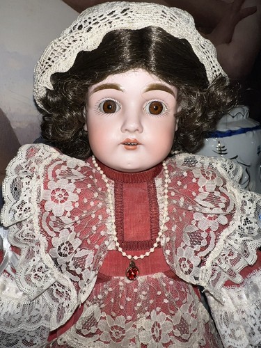KESTNER アンティークドール Antique Kestner 196 Doll 26″ German Bisque Head Sleep Eyes