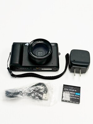 Digital Camera 4K DC101 48MP Resolution, 16x Zoom Auto Focus - Black