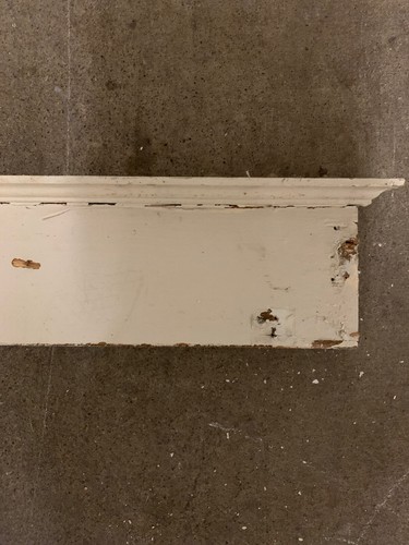 Vintage Primitive Wooden Decorative Architectural Salvage House Mantle #9