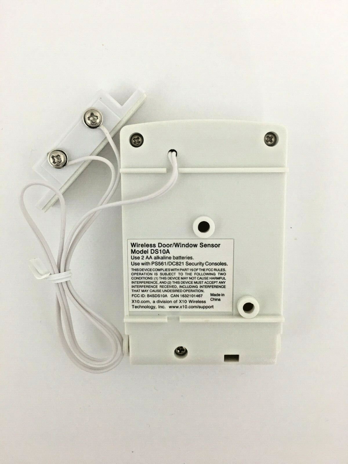 Lot of TWO X10 Security System DS10A Door Window Sensor (Pre DS12A)