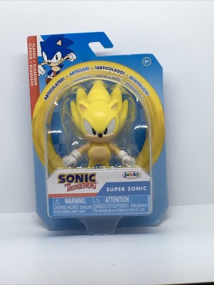 Classic Jakks Pacific SEGA Sonic the Hedgehog Super Sonic 2.5 Articulated Figure