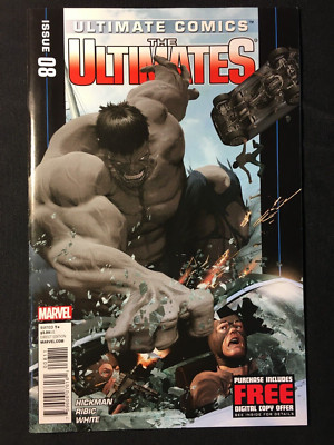 ULTIMATE COMICS THE ULTIMATES 8 GREY HULK FALCON OBAMA V 1 KAARE ANDREWS COIPEL