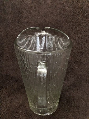 Vintage Anchor Hocking Clear Soreno PItcher 64 0z