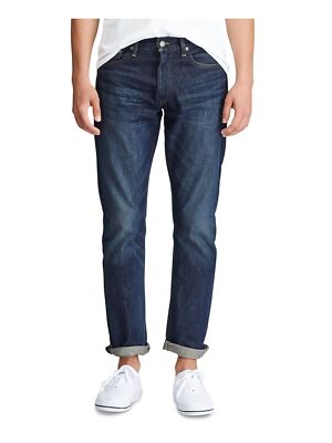 

Мужские синие джинсы прямого кроя POLO RALPH LAUREN, легкий уход, 34 Вт/32 л, Синий, 710785429001
