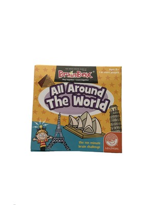Brain Box  ''ALL AROUND THE WORLD  Ten Minute Memory Game  NIB SEALED BRAINBOX
