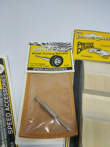 Pine Wood Derby Lot Accessories Scouts