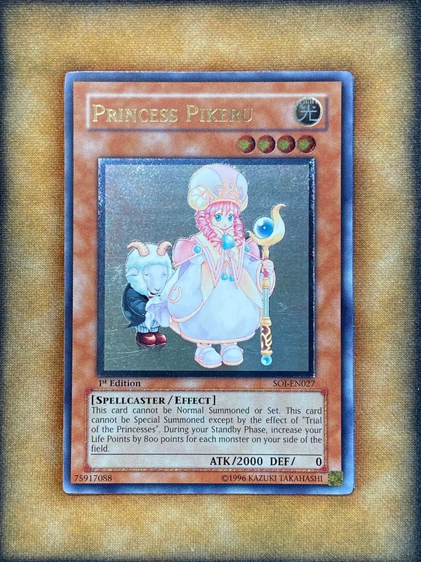 Yugioh Princess Pikeru SOI-EN027 Ultimate Rare 1st Ed NM | eBay