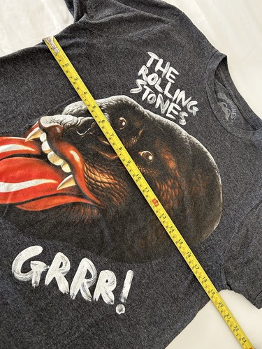 THE ROLLING STONES Grrr! 50 Year Anniversary T-Shirt S/M Rock N Roll Mick Jagger