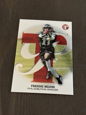 2002 Topps Pristine R Variation /499 #107 FREDDIE MILONS Football Card ROOKIE RC