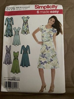 Simplicity 3775 Sewing patterns for women Dresses