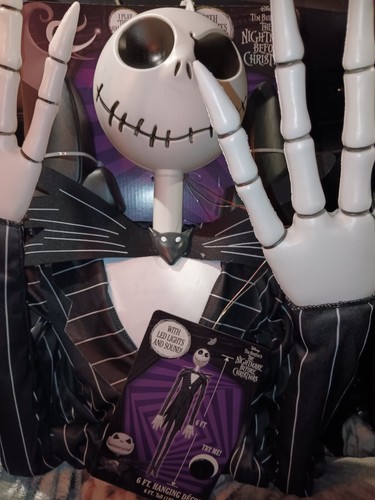 Nightmare Before Christmas JACK SKELLINGTON 6Ft Poseable