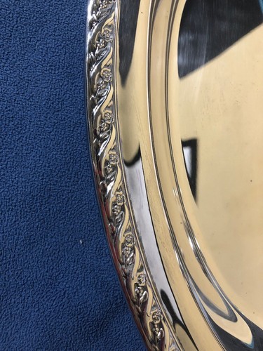 International Silver Oval Bread Tray 12.5 x 7 Absolutely Gorgeous