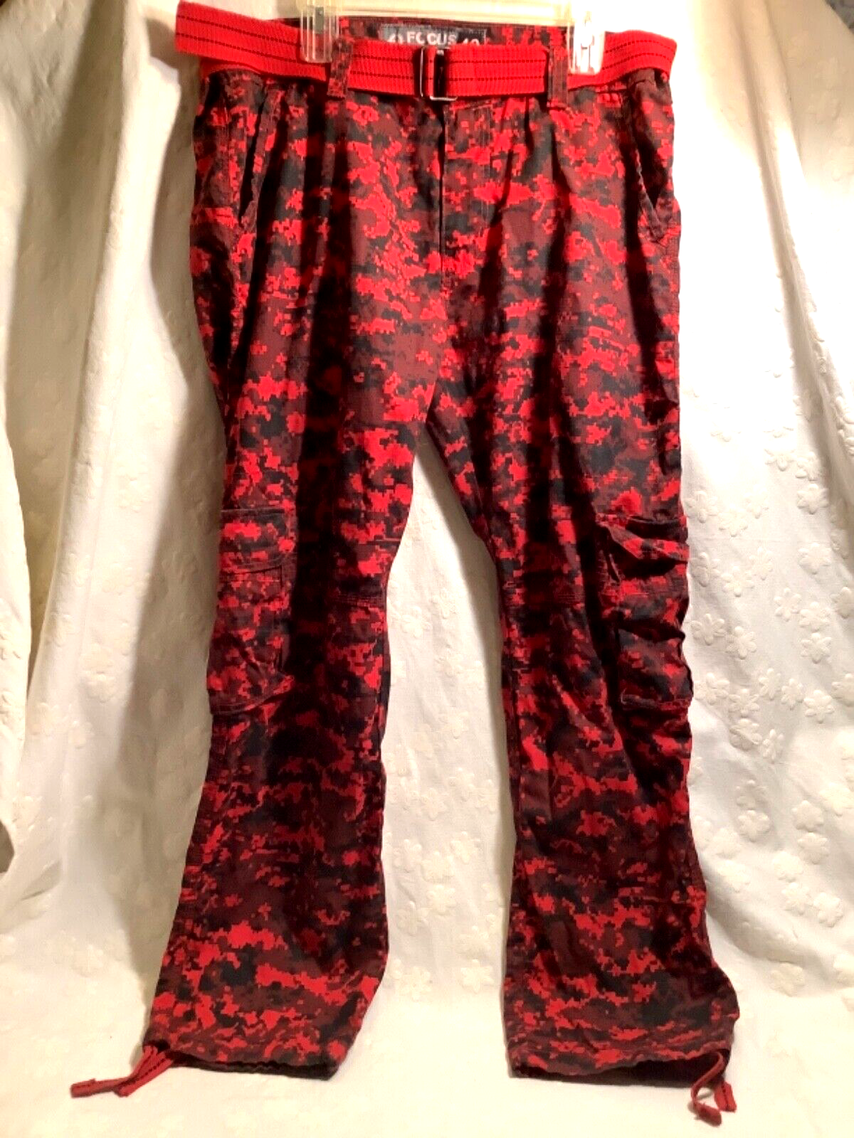 40x32 Red Brown&black Matching Belt New Excellent Cond