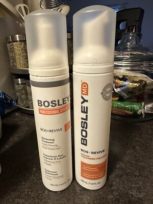 2 - Bosley MD Bos  Revive Color Safe Thickening Treatment 6.8 Oz Each