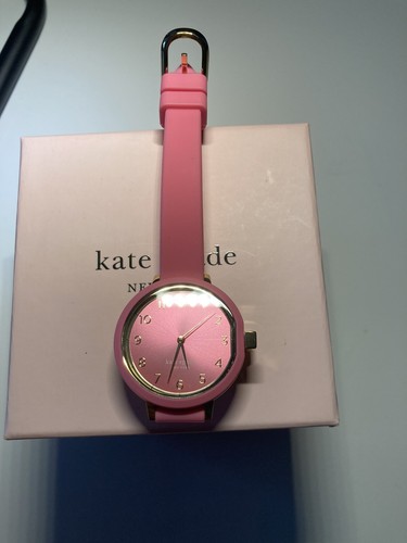 Kate Spade Women's Park Row Pink Silicone Strap Watch 34mm Kate Spade Women's Park Row Pink Silicone Strap Watch 34mm