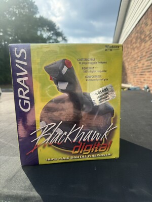 New SEALED Vintage Gravis Blackhawk Joysticks Controllers for Window 95 & 98